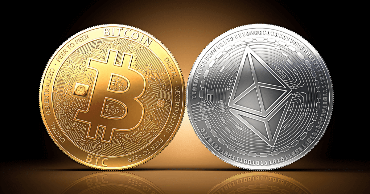 ビットコインとイーサリアムの比較イメージ