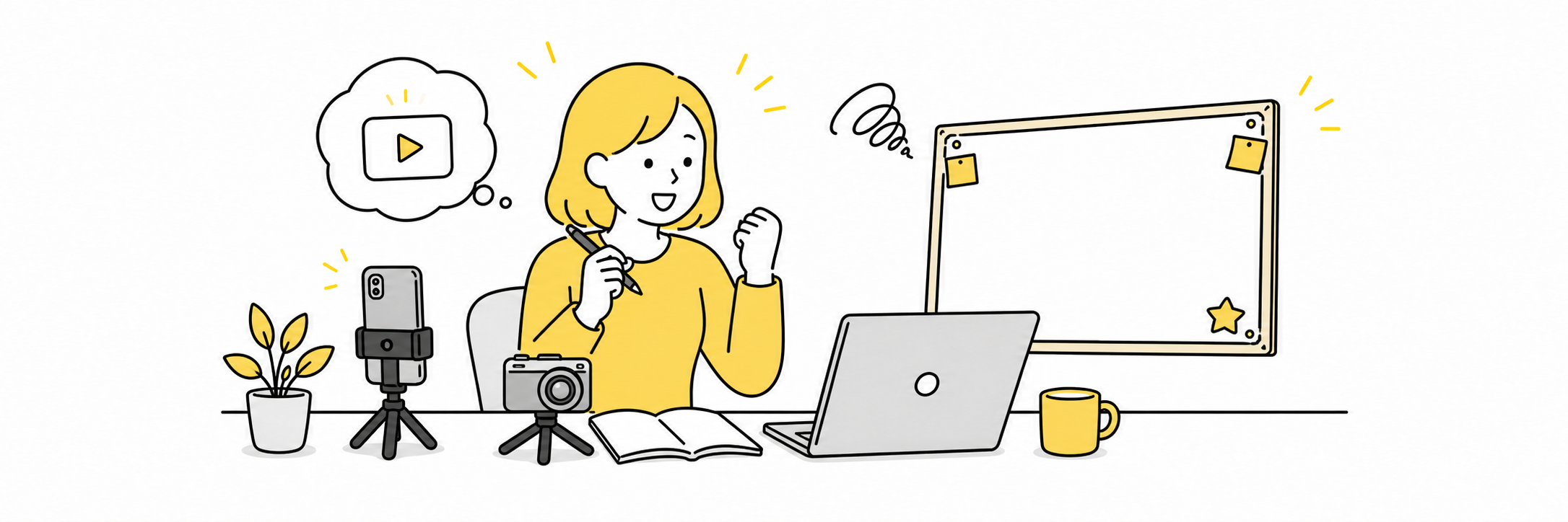 【SNS】「集客動画」をいきなり作ると、企画が空になる の見出し画像